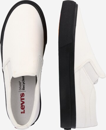 LEVI'S ® - Sapatilhas slip-on 'DECON' em branco