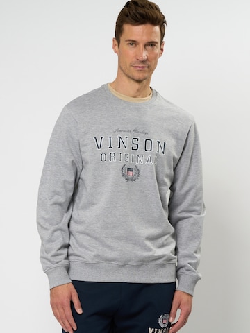 VINSON Trui 'Randy' in Grijs: voorkant