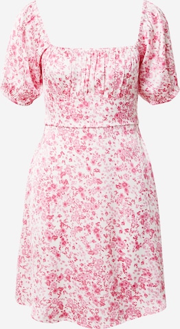 Robe 'Ellen' ABOUT YOU x Laura Giurcanu en rose : devant