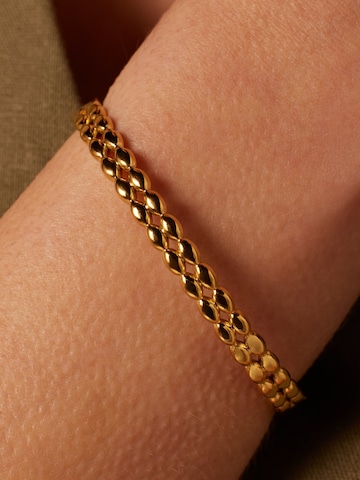 Lucardi Bracelet 'Moderner Look' in Gold