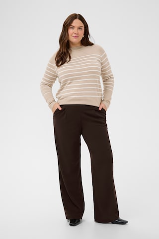 KAFFE CURVE Loose fit Pleated Pants 'KCPheolo' in Black