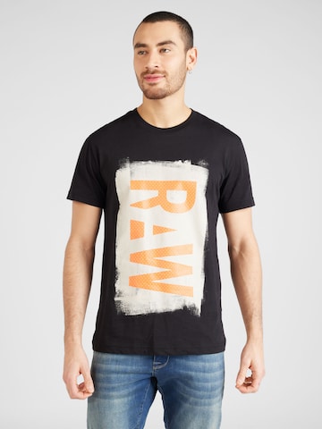 Tricou de la G-Star RAW pe negru: față