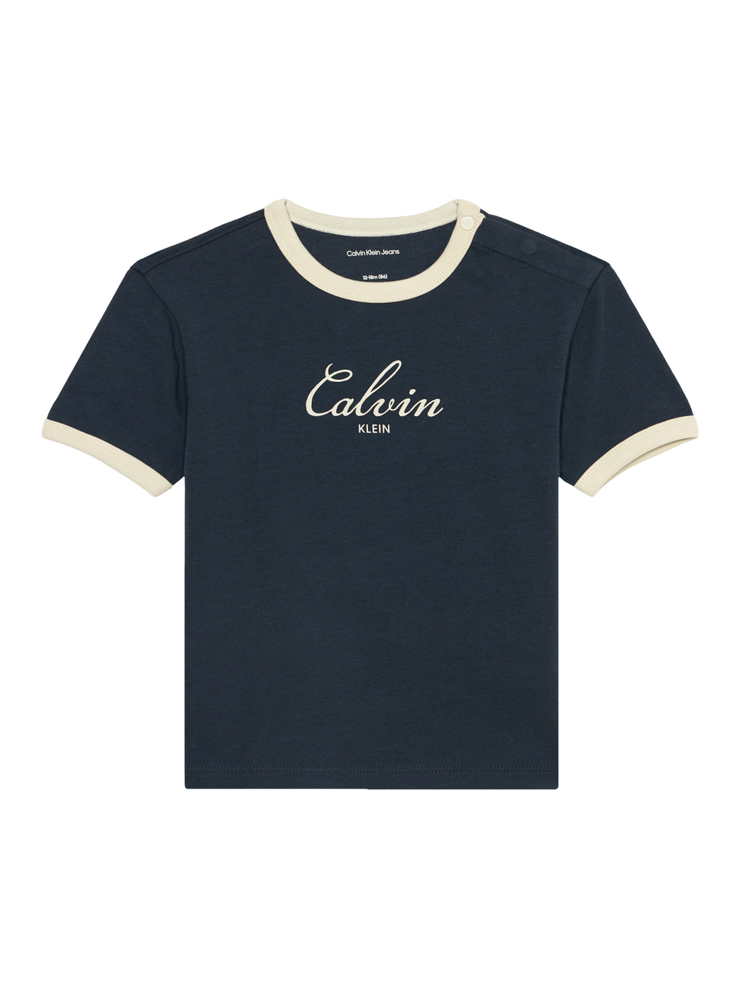 Calvin Klein Jeans Μπλουζάκι σε μπλε: μπροστά