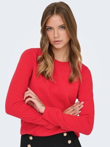 ONLY Свитер 'ONLLOYAL' в Красный