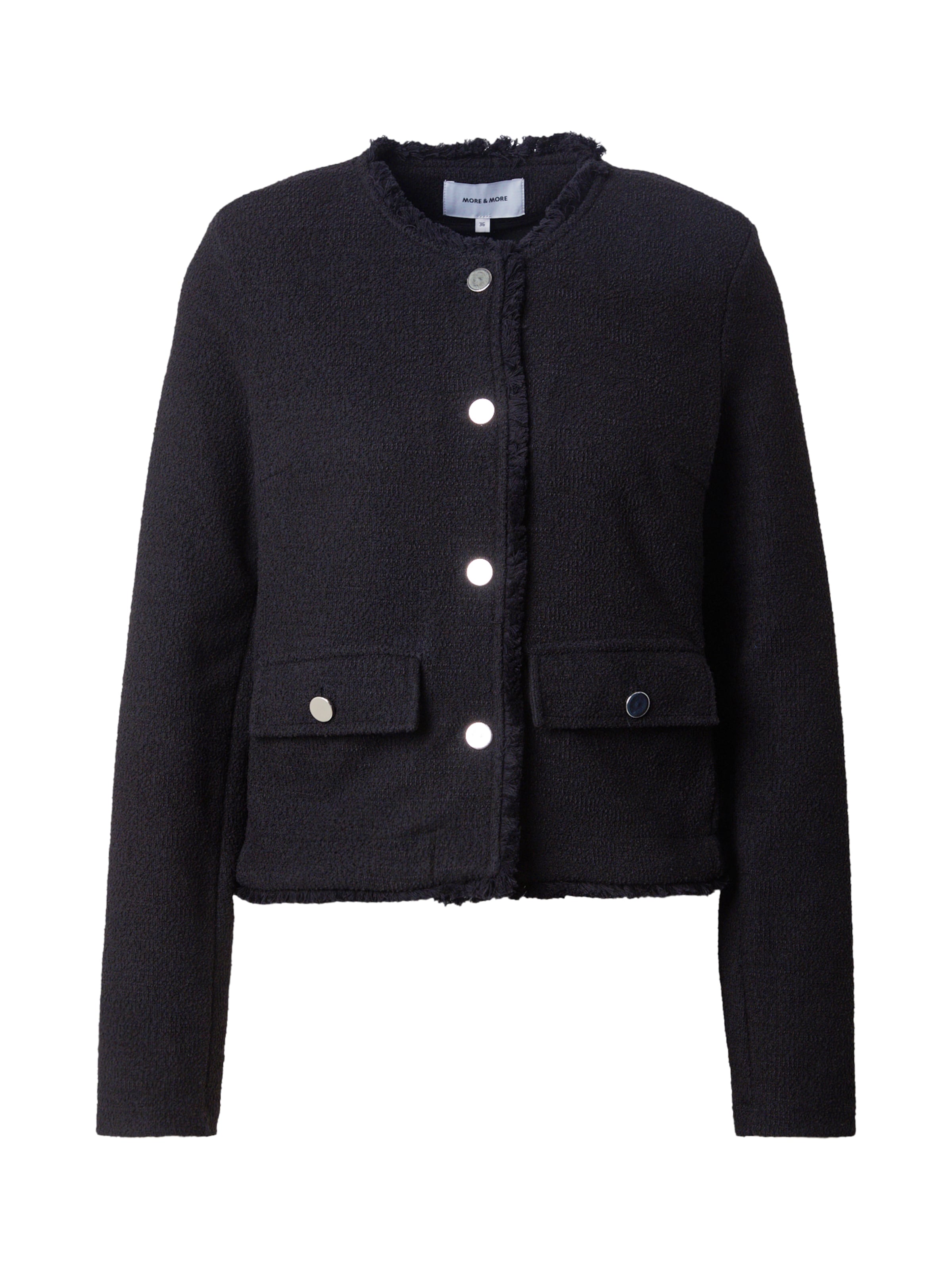 MORE & MORE Átmeneti dzseki - fekete: elől