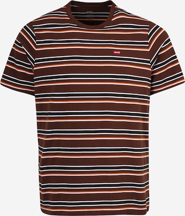 Levi's® Big & Tall Póló 'Original Housemark Tee' - barna: elől