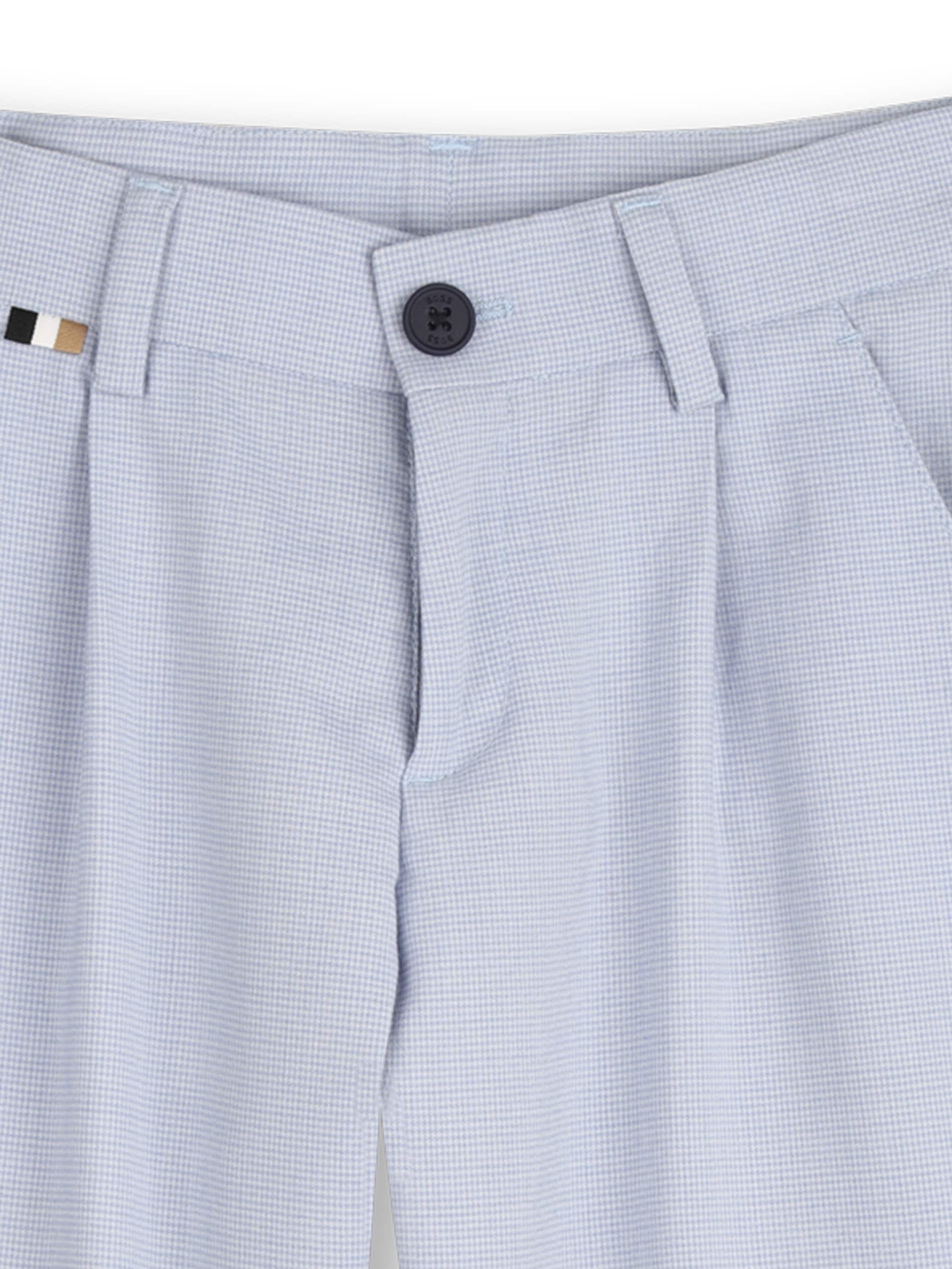 BOSS Regularen Hlače | siva barva