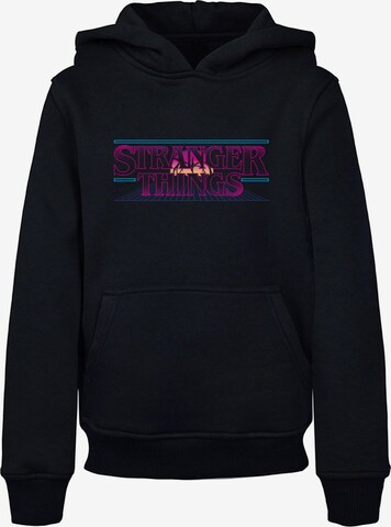 ABSOLUTE CULT Sweatshirt 'Stranger Things - Retro' in Black: front