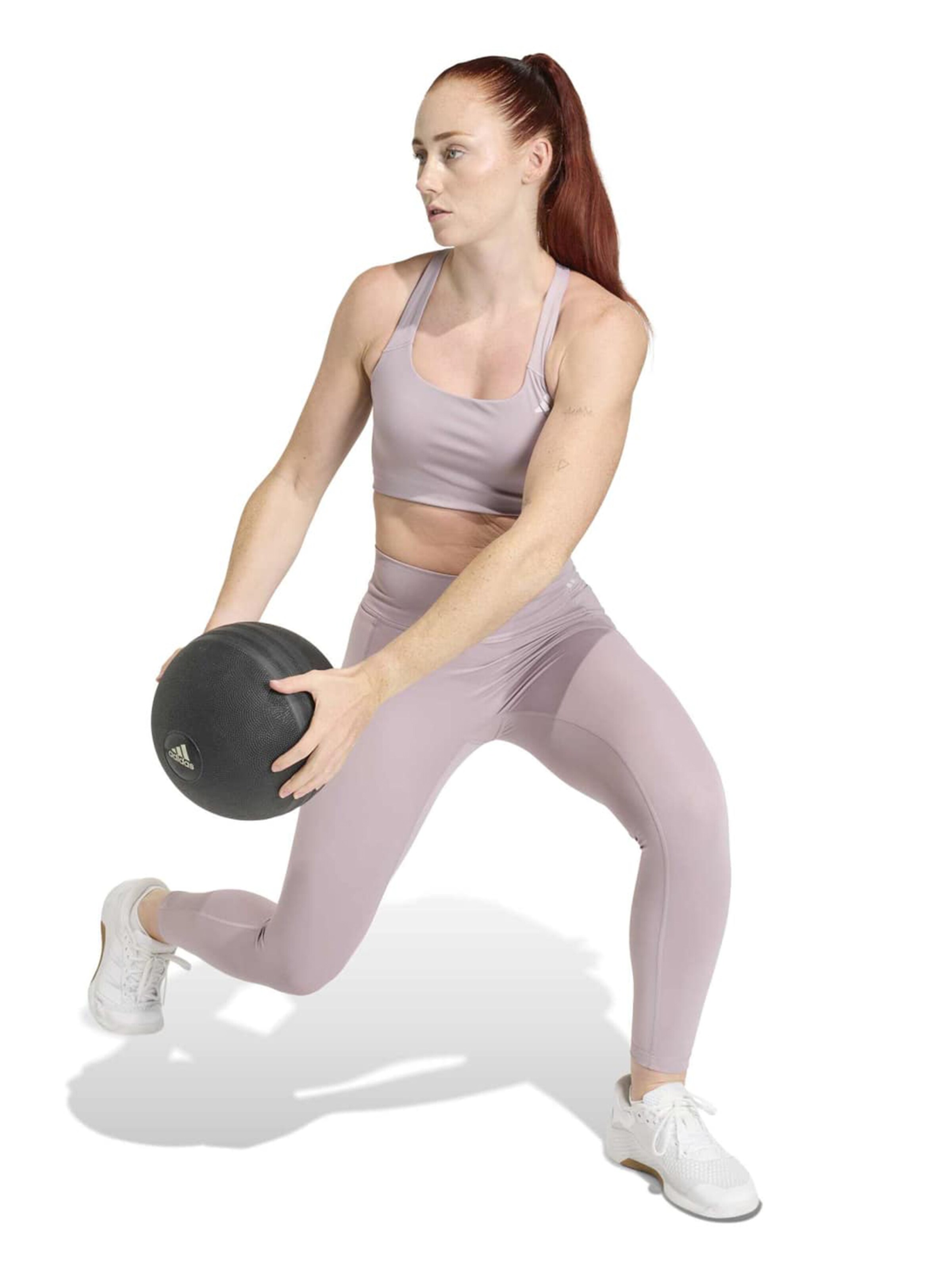 ADIDAS PERFORMANCE Skinny Športne hlače 'OPT' | vijolična barva: sprednja stran