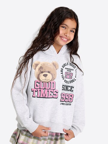 Sweat-shirt Solang en gris : devant