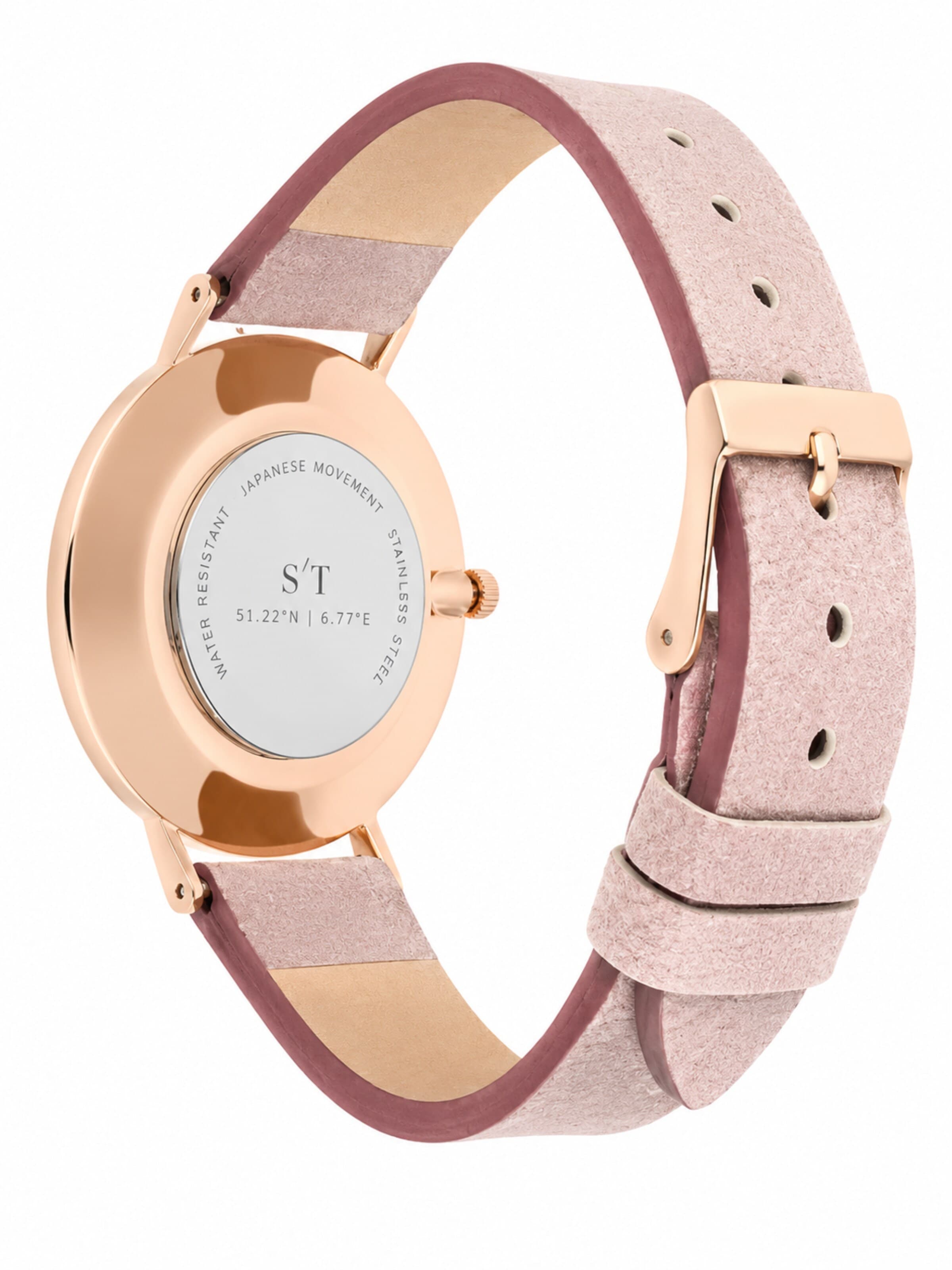 S&T Design Analog Watch 'II' in Pink