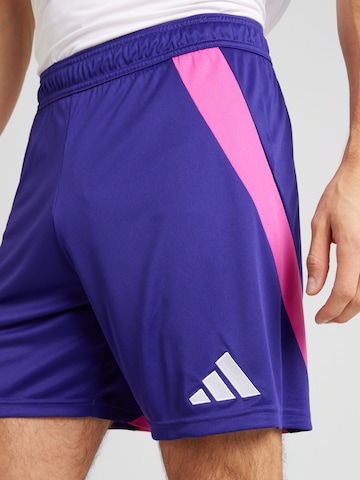 ADIDAS PERFORMANCE Regular Workout Pants 'DFB 24' in Purple