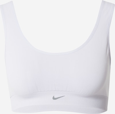 NIKE Sport-BH in grau / pastelllila, Produktansicht