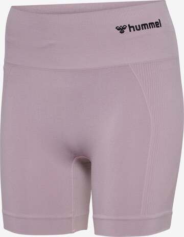 Skinny Pantaloni sportivi 'TIF' di Hummel in lilla