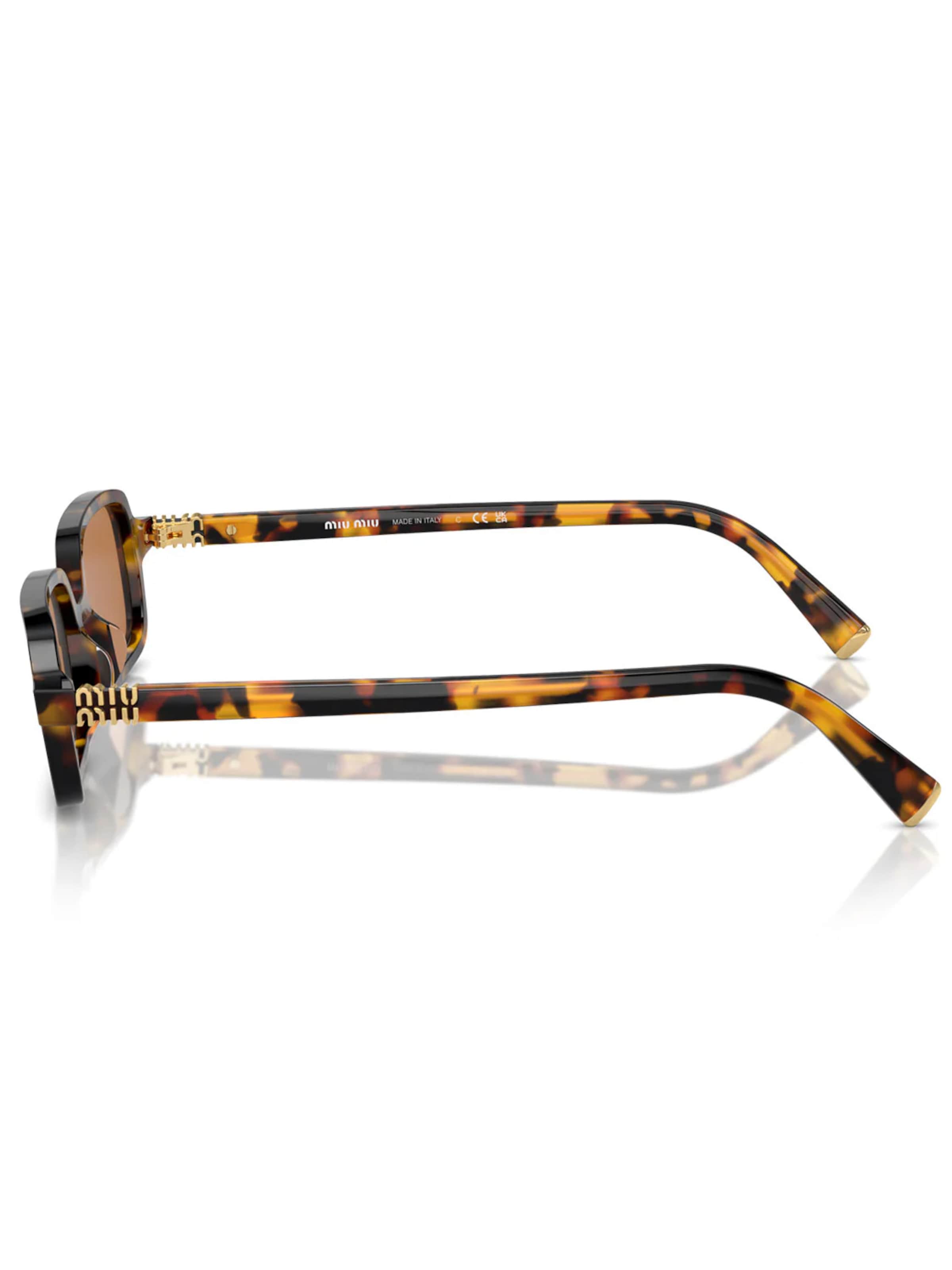 Miu Miu Zonnebril 'Miu Miu  MU11ZS VAU2Z1' in Bruin