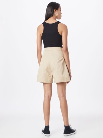 Monki Regular Shorts in Beige