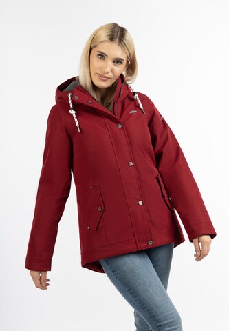 Schmuddelwedda - Chaqueta funcional en rojo: frente