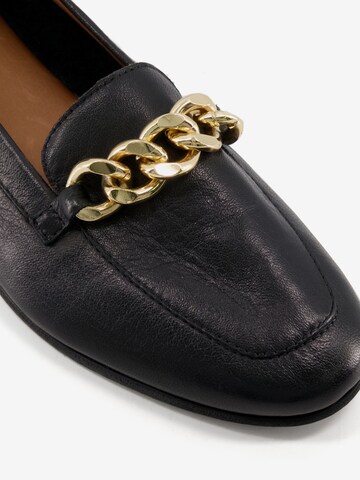 Dune LONDON Slipper 'SMITH' in Schwarz