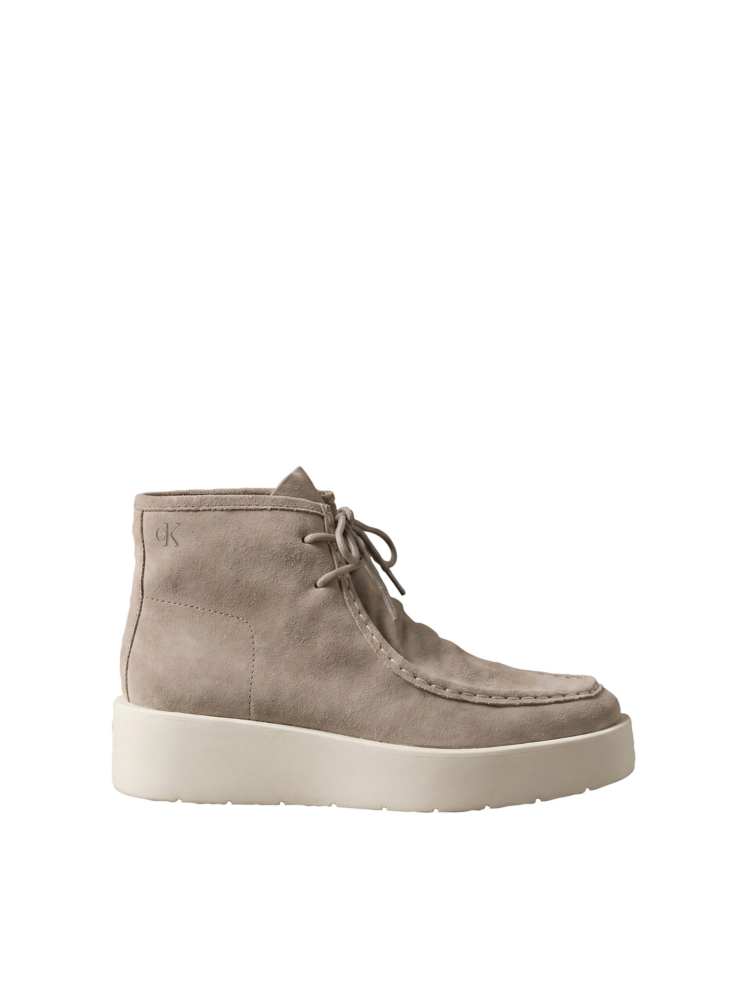 Calvin Klein Regular Schnürstiefelette in Beige