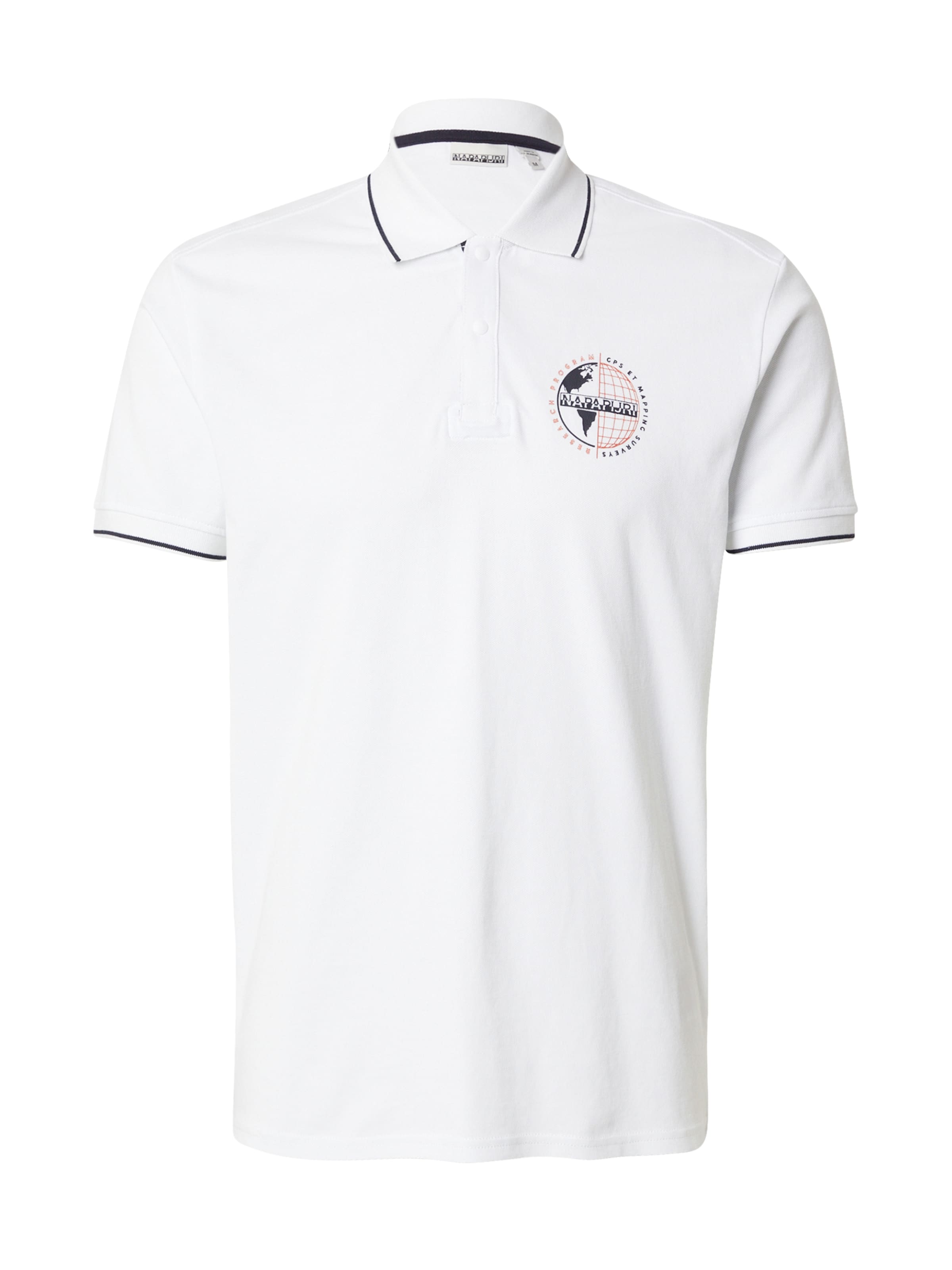 NAPAPIJRI Shirt 'ERIL' in Wit: voorkant