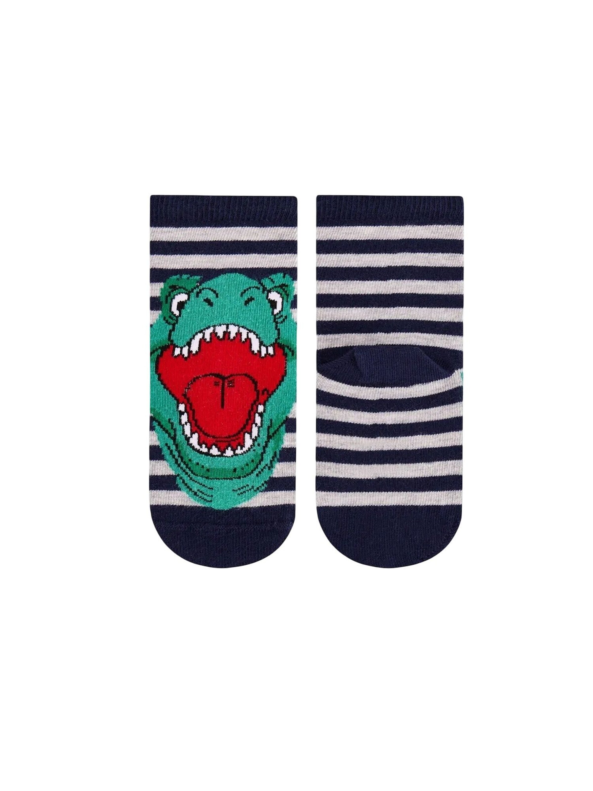 Penti Sokken 'PENTI Dino Bite 4er-Pack Knöchelsocken' in Gemengde kleuren