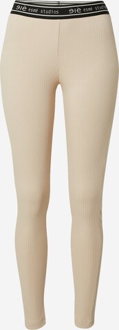 Esmé Studios Skinny Leggings 'April' in White: front