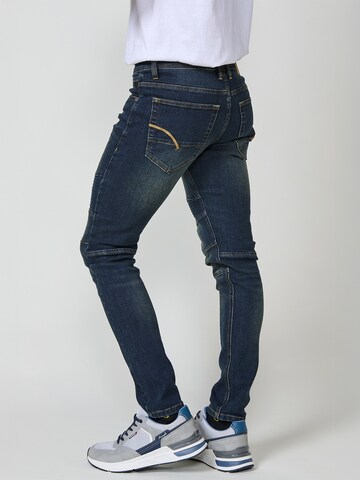 Coupe slim Jean KOROSHI en bleu