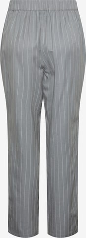 PIECES Regular Pants 'NYS' in Grey