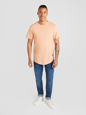 Only & Sons Regular fit T-shirt 'Matt' i orange