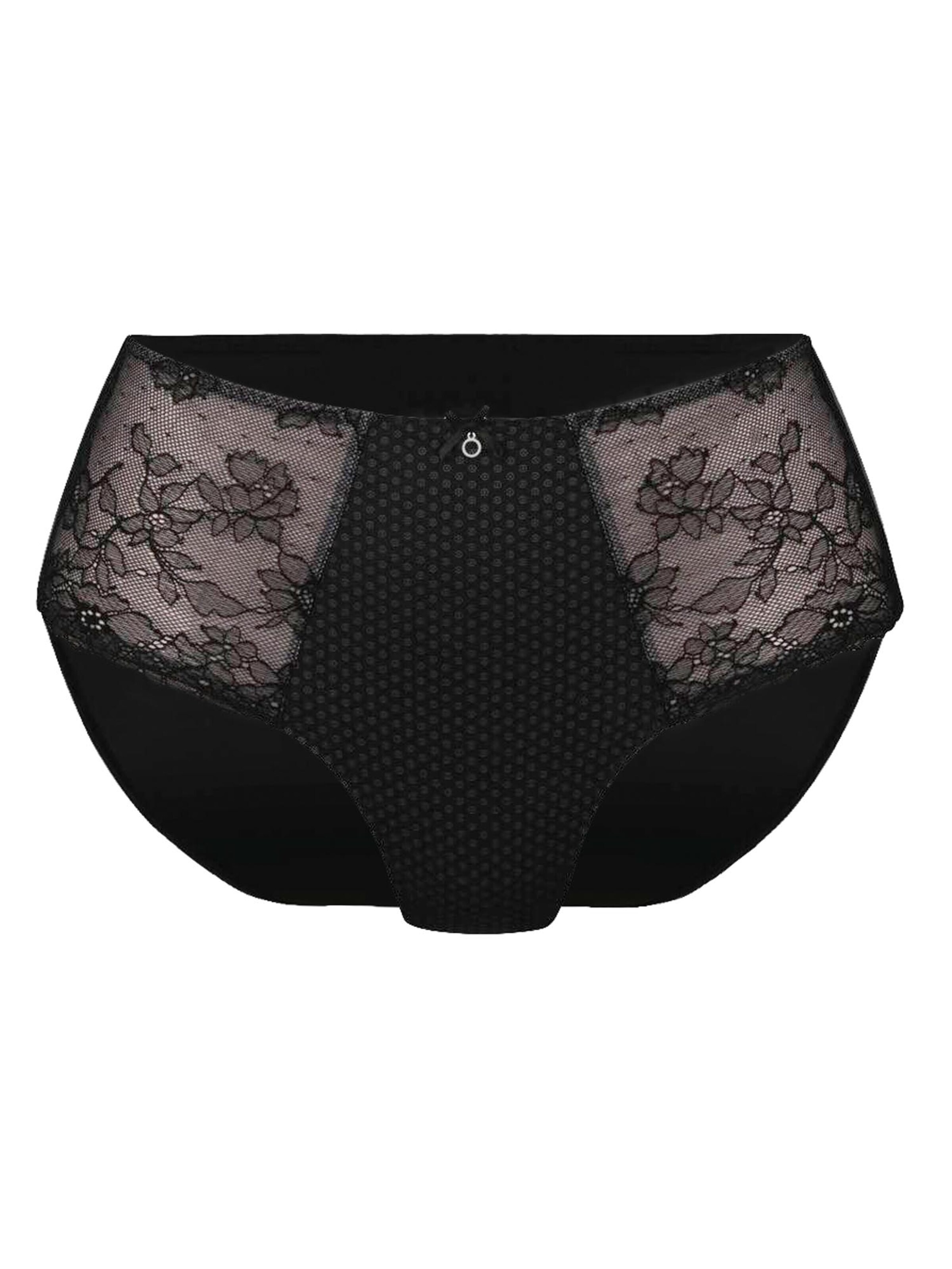 ROSA FAIA Slip 'Eloise'‌‌‌ in Schwarz: Vorderseite