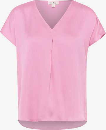 SOAKED IN LUXURY Bluzka 'Loana' w kolorze różowy: przód