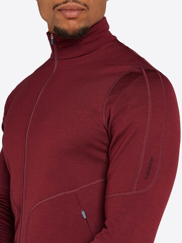 ICEBREAKER Sports sweat jacket 'EleMtal' in Red