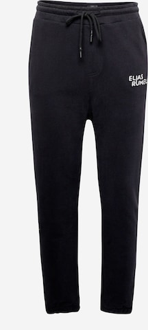 Elias Rumelis Tapered Broek in Zwart: voorkant