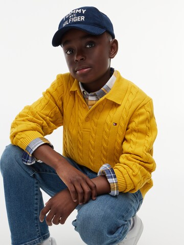 TOMMY HILFIGER Pullover in Gelb