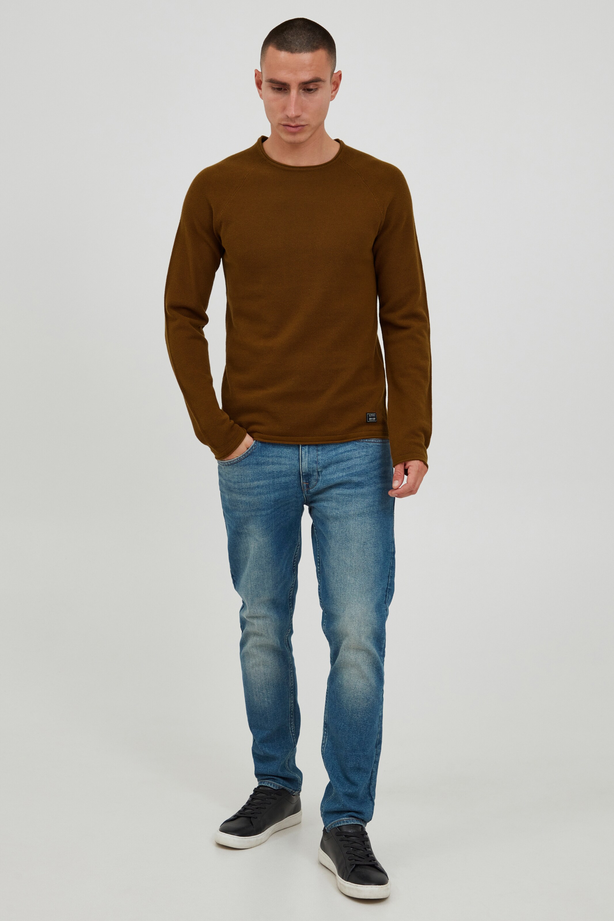 Männer Pullover & Strick 11 Project Pullover 'Dacio' in Braun - PZ16737 Männer Pullover & Strick 11 Project Pullover 'Dacio' in Braun - PZ16737
