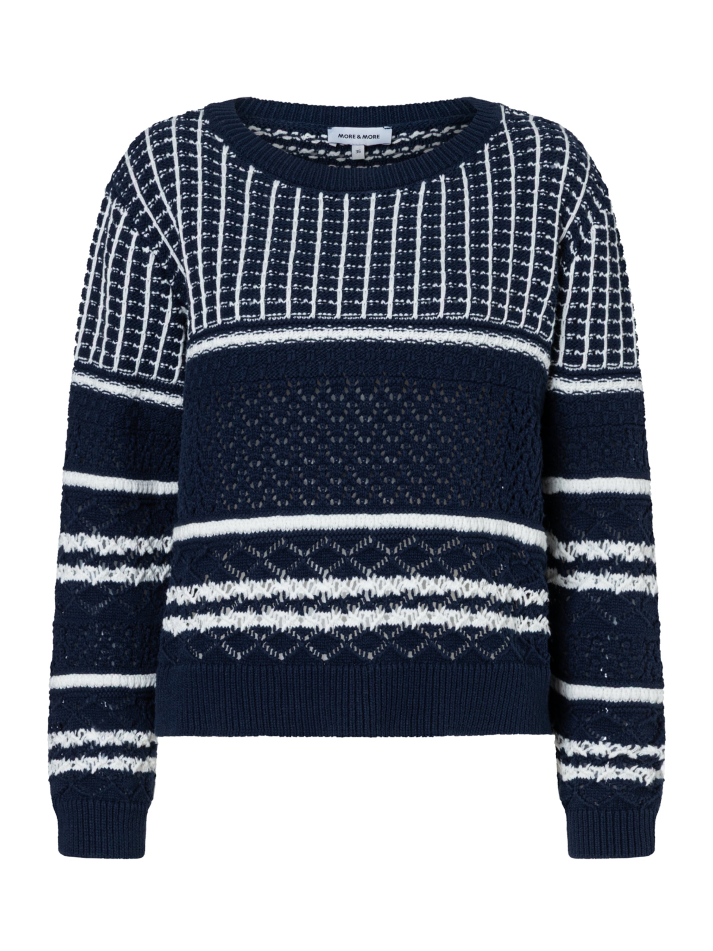 MORE & MORE Sweater in Blue: front