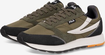FILA Platform trainers 'RUN FORMATION' in Green: front
