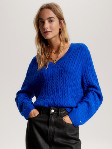 Pull-over TOMMY HILFIGER en bleu : devant