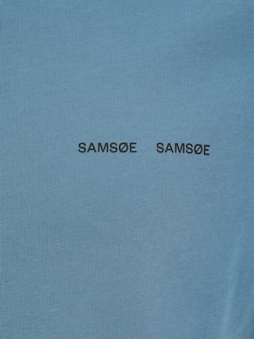 Regular fit Tricou 'Norsbro' de la Samsøe Samsøe pe albastru