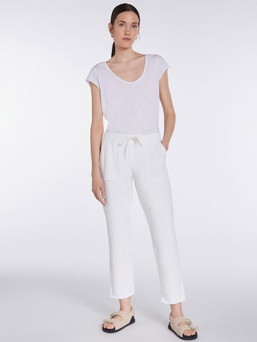 Coupe slim Pantalon SET en blanc