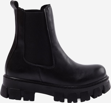 TrendyolChelsea čizme - crna boja: prednji dio