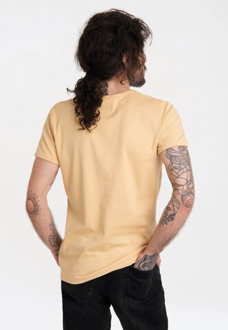 LOGOSHIRT Shirt 'Lucky Luke' in Yellow
