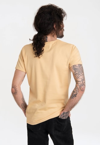 LOGOSHIRT Shirt 'Lucky Luke' in Gelb