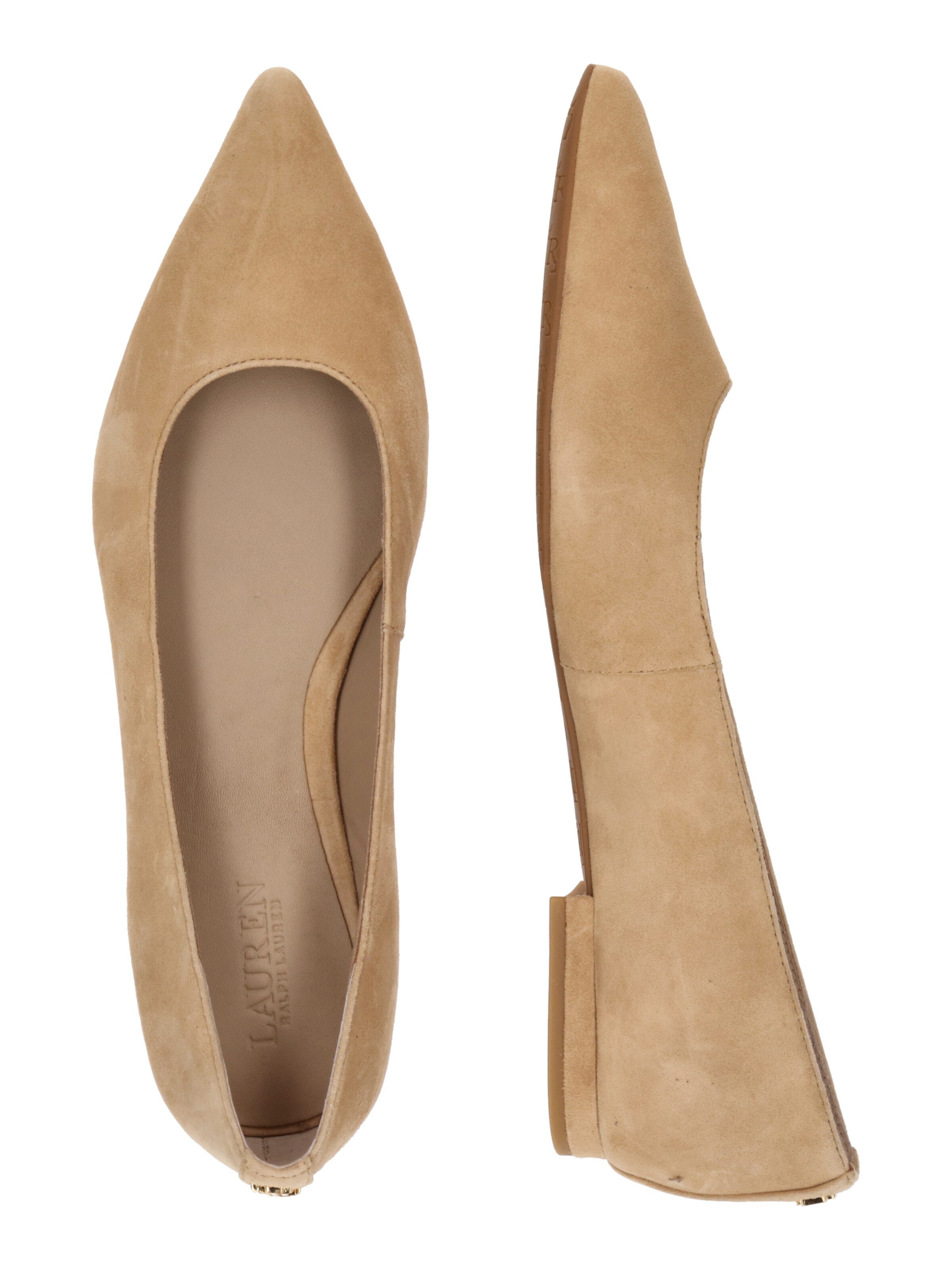 Ballerines 'LONDYN-FLATS-BALLET' Lauren Ralph Lauren en marron