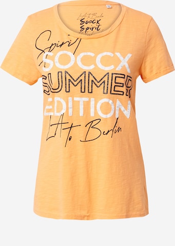 Soccx Shirt in Oranje: voorkant