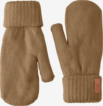 BabyMocs Gloves in Brown: front