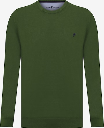 DENIM CULTURE - Pullover 'Jeromy' em verde: frente