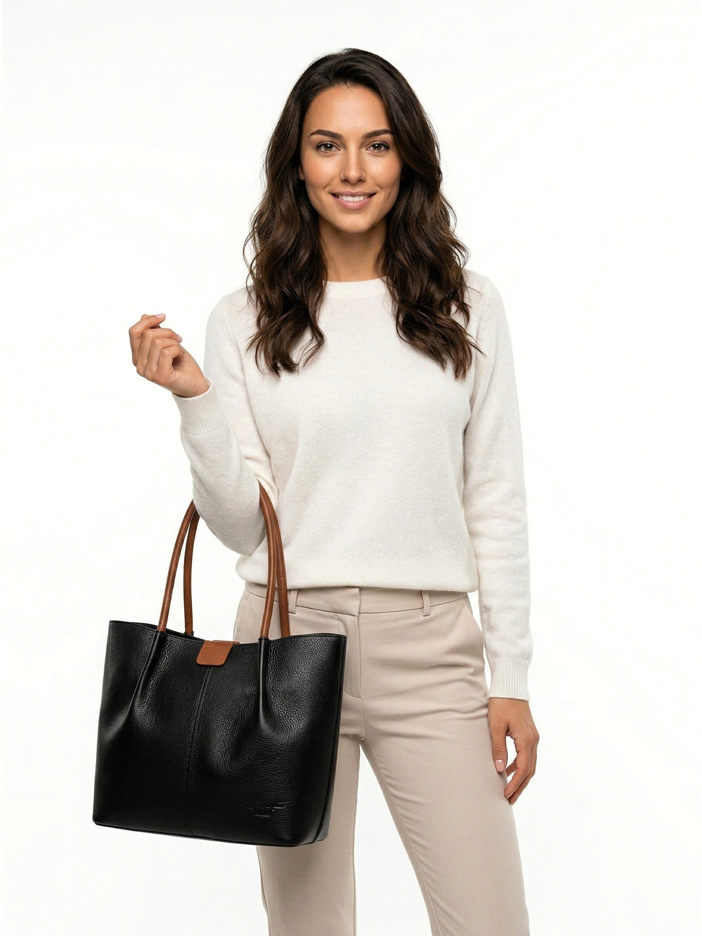 Samantha Look Handtasche‌ in Schwarz: Vorderseite