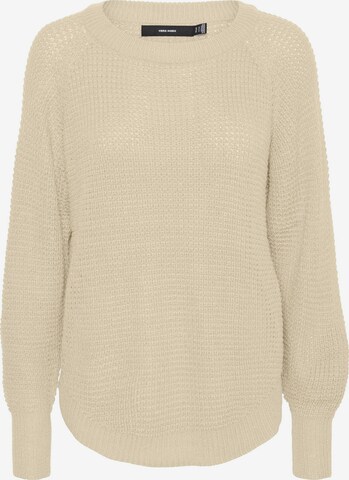 VERO MODA Sweater in Beige: front