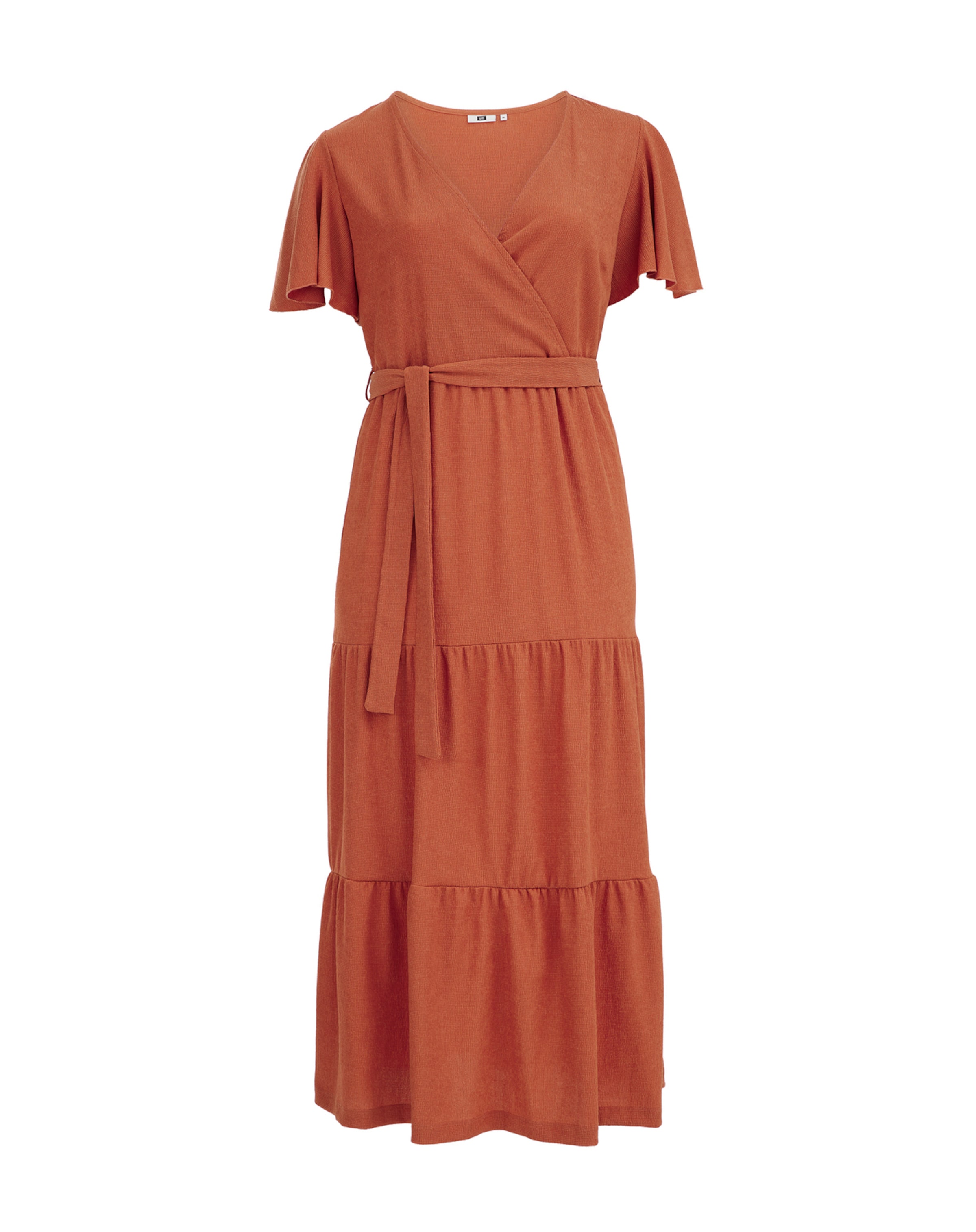 WE Fashion Sukienka w kolorze pomarańczowy: przód